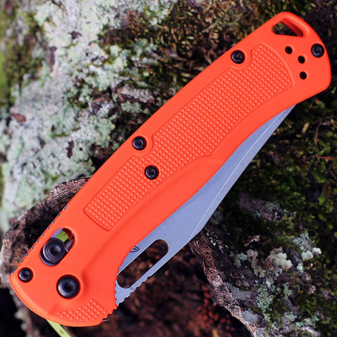 Benchmade Taggedout Folder-Orange Grivory (3.50" 154 Steel)-15535 5 Benchmade Taggedout Folder-Orange Grivory (3.50" 154 Steel)-15535 - Image 3