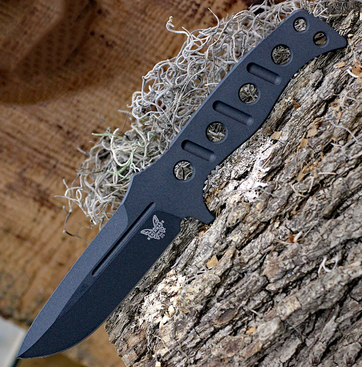 Benchmade Fixed Adamas - Blk CPM-CruWear (4.20" CPM-CruWear) 375BK-1 3 Benchmade Fixed Adamas - Blk CPM-CruWear (4.20" CPM-CruWear) 375BK-1