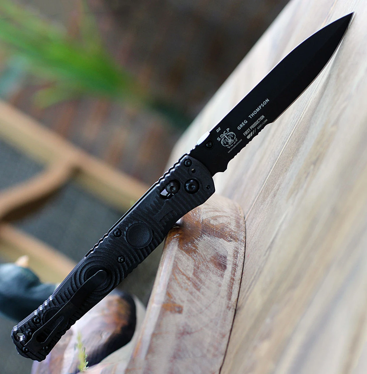 Benchmade SOCP Tactical - CF-Elite (4.47"CPM-D2 Ser) 391SBK 4 Benchmade SOCP Tactical - CF-Elite (4.47"CPM-D2 Ser) 391SBK - Image 2