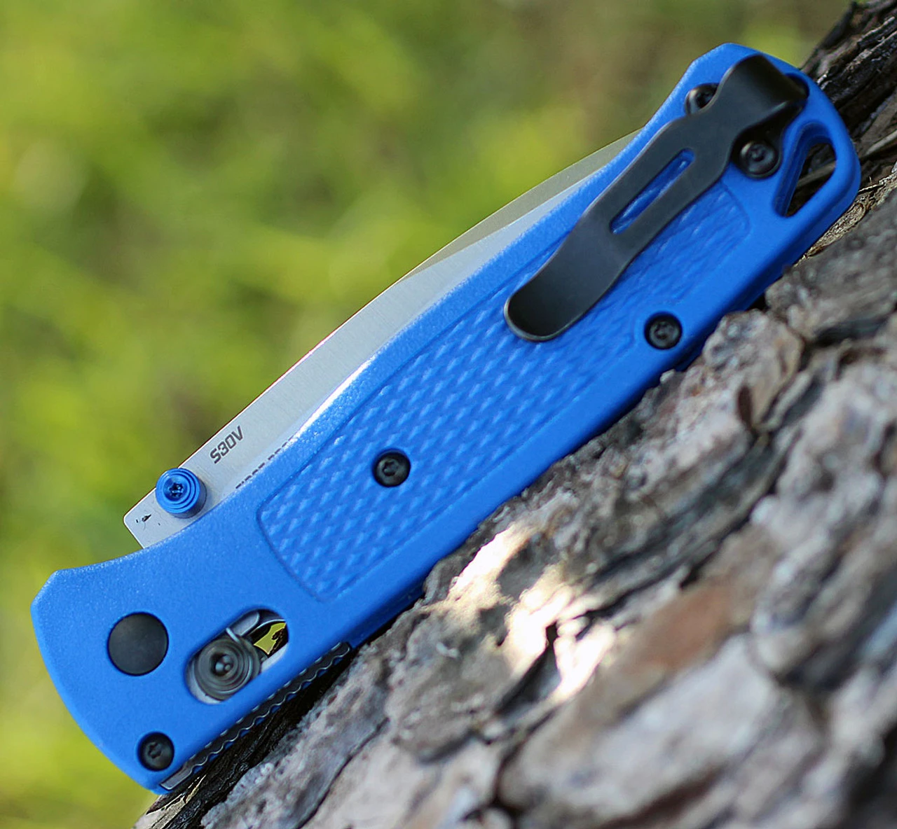 Benchmade Bugout - Blue Grivory (3.24" CPMS30V) 535 6 Benchmade Bugout - Blue Grivory (3.24" CPMS30V) 535 - Image 4