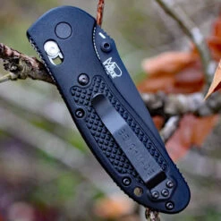 Benchmade Griptilian 551BK-S30V, 3.45" S30V Drop Point Plain Black Blade, Black Noryl GTX Handle -Benchmade Knife Shop 551bk s30v.2 80207.1566586135