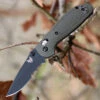 Benchmade Mini Griptilian 556SBKOD-S30V, 2.91" S30V Black Drop Point Combo Blade, OD Green Noryl GTX Handle -Benchmade Knife Shop 556sbkod s30v.1 70691.1566586193