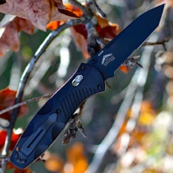 Benchmade Barrage 583SBK, 3.6 In. 154CM Stainless Blade, Assisted Opening, Black Combo Edge -Benchmade Knife Shop 583sbk.2 14941.1566585894