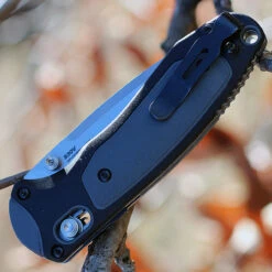 Benchmade Mini Boost A/O - Blk/Gry Grivory (3.1" CPM-S30V) 595 8 Benchmade Mini Boost A/O - Blk/Gry Grivory (3.1" CPM-S30V) 595 -Benchmade Knife Shop 595.2 66023.1660058853