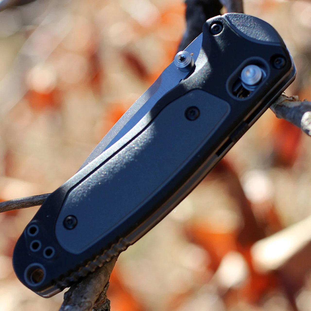 Benchmade Mini Boost A/O - Blk/Gry Grivory (3.1" CPM-S30V) 595 6 Benchmade Mini Boost A/O - Blk/Gry Grivory (3.1" CPM-S30V) 595 - Image 4