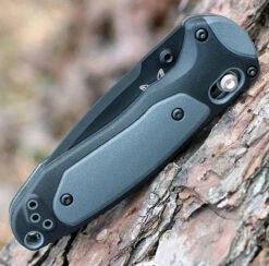 Benchmade Mini Boost A/O - Blk/Gry Grivory (3.1" CPM-S30V) 595BK -Benchmade Knife Shop 595bk.2 39775.1660056474