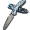 Benchmade Gold Class Kulgera Osborne Titanum Handle Damascus Blade Axis 930-91 1 Benchmade Gold Class Kulgera Osborne Titanum Handle Damascus Blade Axis 930-91 -Benchmade Knife Shop 930 91