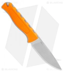 Benchmade 15006 Steep Country Fixed Blade Knife Orange Santoprene (3.5" SW) -Benchmade Knife Shop Benchmade 15006 Steep Country Fixed Blade Knife Orange Santoprene 3.5 SW BHQ 114159 LS spine jr
