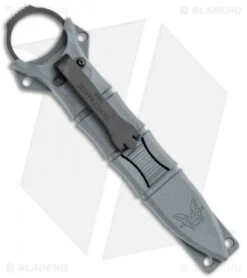 Benchmade 173BKGY Mini SOCP Fixed Blade Knife (2.22" Black) -Benchmade Knife Shop Benchmade 173BKGY Mini SOCP Black BHQ 118497 jr sheath