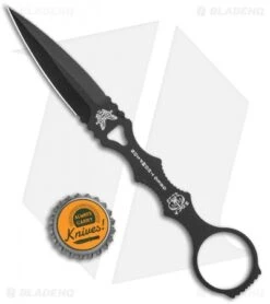 Benchmade SOCP Dagger Fixed Blade Knife (3.22" Black) 176BKGY -Benchmade Knife Shop Benchmade 176BKGY SOCP Dagger Black BHQ 118499 jr bottlecap
