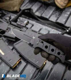 Benchmade 2750 Adamas Automatic Knife W/ Black Handle (3.82" Black) 2750BK -Benchmade Knife Shop Benchmade 2750 Adamas Automatic Knife w Black Handle Black 2750BK BHQ19208 kp tactical in hand web