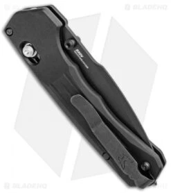 Benchmade 427SBK Mini Vallation AXIS-Assist Knife Black (3.2" Black Serr) -Benchmade Knife Shop Benchmade 427BK Mini Vallation AXIS Assist Black Black Serr 427SBK BHQ 97771 jr side