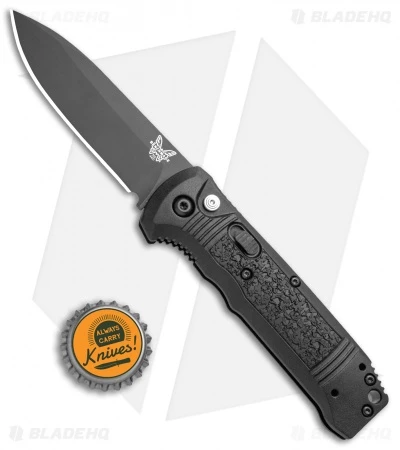 Benchmade 4400BK Casbah Automatic Knife Black Grivory (3.4" Black) 6 Benchmade 4400BK Casbah Automatic Knife Black Grivory (3.4" Black) - Image 4