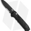 Benchmade 4400SBK Casbah Automatic Knife Black Grivory (3.4" Black Serr) -Benchmade Knife Shop Benchmade 4400SBK 1 Casbah Black Grivory Black Serr BHQ 51632 jr