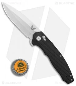 Benchmade 495 Vector AXIS-Assist Knife Black G-10 (3.6" Satin) -Benchmade Knife Shop Benchmade 495 Vector Black G10 satin BHQ 78757 er bottlecap