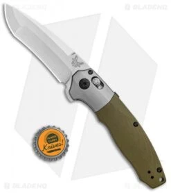 Benchmade 496 Vector AXIS-Assist Knife OD Green G-10 (3.6" Satin) 9 Benchmade 496 Vector AXIS-Assist Knife OD Green G-10 (3.6" Satin) -Benchmade Knife Shop Benchmade 496 Vector Assist OD green G 10 Satin BHQ 101194 jr bottlecap
