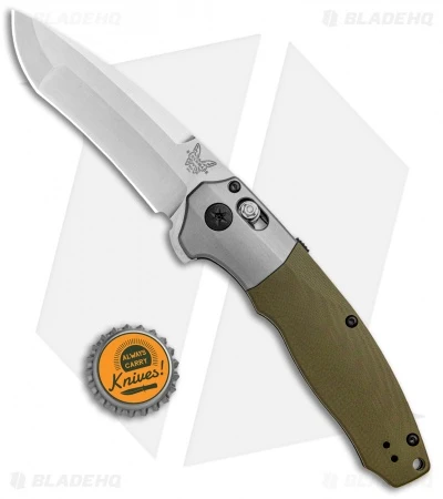 Benchmade 496 Vector AXIS-Assist Knife OD Green G-10 (3.6" Satin) 6 Benchmade 496 Vector AXIS-Assist Knife OD Green G-10 (3.6" Satin) - Image 4