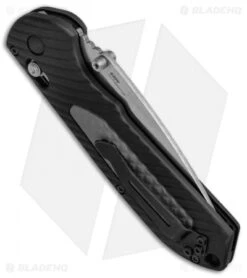 Benchmade Freek AXIS Lock Knife Black/Gray (3.6" Satin) 560 8 Benchmade Freek AXIS Lock Knife Black/Gray (3.6" Satin) 560 -Benchmade Knife Shop Benchmade 560 Freek AXIS Black Gray Satin BHQ 51603 jr side