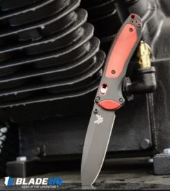 Benchmade 591BK Boost AXIS-Assist Knife Black/Red (3.43" Black) -Benchmade Knife Shop Benchmade 591BK Boost AXIS Assist Knife Black Red Black BHQ 97057 kp motor web