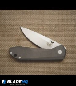 Benchmade 765 Mini Titanium Monolock Knife (3.24" Satin) -Benchmade Knife Shop Benchmade 765 mini ti monolock BHQ 33671 dl