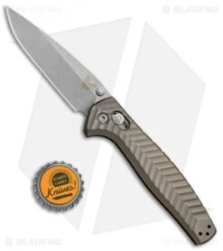 Benchmade 781 Anthem AXIS Lock Folding Knife Bronze Titanium (3.5" Stonewash) -Benchmade Knife Shop Benchmade 781 Anthem AXIS Bronze Ti SW BHQ 51621 jr bottlecap