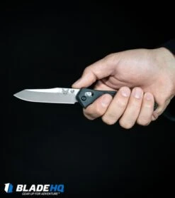 Benchmade 940-1 Osborne AXIS Lock Knife Carbon Fiber (3.4" Stonewash) S90V -Benchmade Knife Shop Benchmade 940 2 Osborne AXIS Lock Knife Black G 10 Satin 940 2 BHQ 36208 in hand web 3