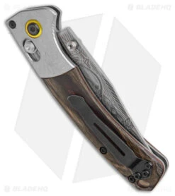 Benchmade LE Artist Series Mini Crooked River Duck AXIS Lock Knife (3.4" SW) -Benchmade Knife Shop Benchmade ARtist Series Mini Crooked River Knife Mallard Duck BHQ 174398 jr side