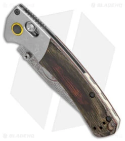 Benchmade LE Artist Series Mini Crooked River Duck AXIS Lock Knife (3.4" SW) -Benchmade Knife Shop Benchmade ARtist Series Mini Crooked River Knife Mallard Duck BHQ 174398 jr spine