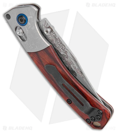 Benchmade Artist Series Mini Crooked River Pheasant AXIS Lock Knife (3.4" SW) 5 Benchmade Artist Series Mini Crooked River Pheasant AXIS Lock Knife (3.4" SW) - Image 3