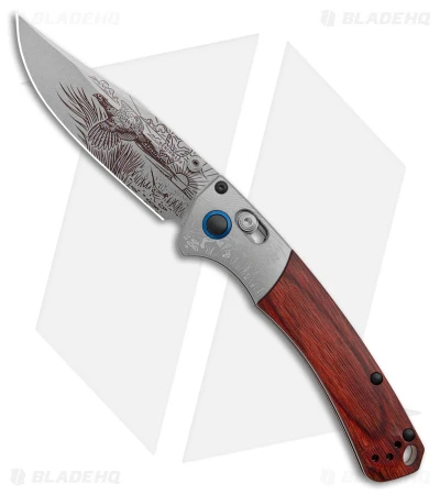 Benchmade Artist Series Mini Crooked River Pheasant AXIS Lock Knife (3.4" SW) 3 Benchmade Artist Series Mini Crooked River Pheasant AXIS Lock Knife (3.4" SW)