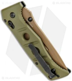 Benchmade Adamas AXIS Lock Knife Olive G-10 (3.8" FE) 275FE-2 10 Benchmade Adamas AXIS Lock Knife Olive G-10 (3.8" FE) 275FE-2 -Benchmade Knife Shop Benchmade Adamas AXIS Lock Olive G 10 FDE 275FE 2 BHQ 118562 jr side