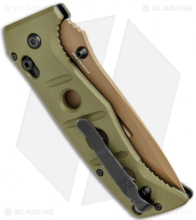Benchmade Adamas AXIS Lock Knife Olive G-10 (3.8" FE) 275FE-2 5 Benchmade Adamas AXIS Lock Knife Olive G-10 (3.8" FE) 275FE-2 - Image 3