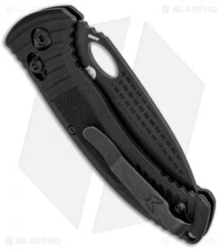 Benchmade Aileron AXIS Lock Knife Black G-10 (3.45" Black Serr) 737SBK -Benchmade Knife Shop Benchmade Aileron AXIS Lock Black G 10 Black Serr 737SBK BHQ 88739 jr side