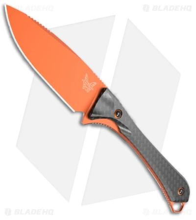 Benchmade Altitude Fixed Blade Knife Orange Cerakote W/ CF 15201OR 3 Benchmade Altitude Fixed Blade Knife Orange Cerakote W/ CF 15201OR