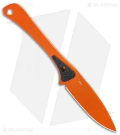 Benchmade Altitude Fixed Blade Knife Orange + Carbon Fiber (3" Orange) 15200ORG -Benchmade Knife Shop Benchmade Altitude Orange 15200ORG BHQ 78767 jr spine