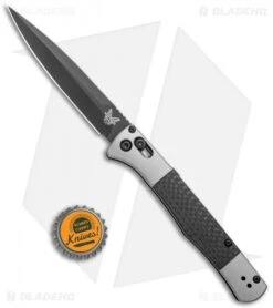 Benchmade Auto Fact AXIS Lock Knife Aluminum/CF (4" Black DLC) 4170BK -Benchmade Knife Shop Benchmade Auto Fact AXIS Lock Aluminum CF Black DLC 4170BK BHQ 118572 jr bottlecap