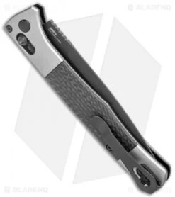 Benchmade Auto Fact AXIS Lock Knife Aluminum/CF (4" Black DLC) 4170BK -Benchmade Knife Shop Benchmade Auto Fact AXIS Lock Aluminum CF Black DLC 4170BK BHQ 118572 jr side