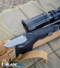 Benchmade Bailout AXIS Lock Knife Black Grivory (3.38" Gray) 537GY -Benchmade Knife Shop Benchmade Bailout AXIS Lock Knife Black Grivory Gray 537GY BHQ 96360 kp pew pew web