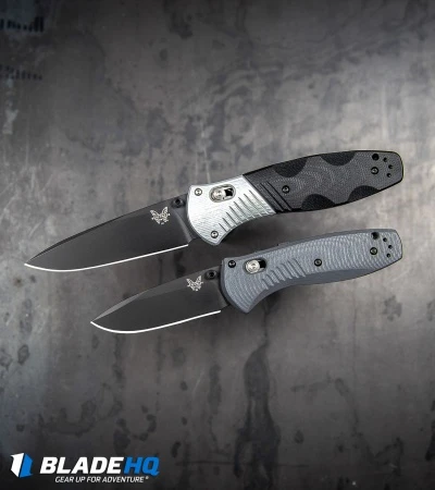 Benchmade Mini Barrage AXIS-Assist Knife Gray G-10 (2.91" Black) 585BK-2 4 Benchmade Mini Barrage AXIS-Assist Knife Gray G-10 (2.91" Black) 585BK-2 - Image 3