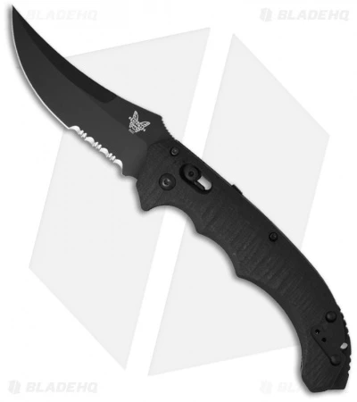 Benchmade Bedlam Automatic Axis Knife (4" Black Serr) 8600SBK 3 Benchmade Bedlam Automatic Axis Knife (4" Black Serr) 8600SBK