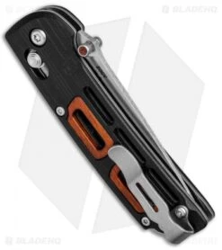 Benchmade Nakamura 486 Saibu AXIS Lock Knife Black G-10/Cocobolo (3" Satin) -Benchmade Knife Shop Benchmade Black Wood jr side