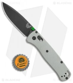 Benchmade Bugout Gray G-10 AXIS Lock Knife (3.2" Black 20CV) 535BK-2002 -Benchmade Knife Shop Benchmade Bugout AXIS Lock Gray G 10 Black BHQ 114144 jr bottlecap