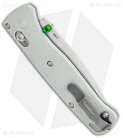 Benchmade Bugout Gray G-10 AXIS Lock Knife (3.2" Satin 20CV) 535-2002 -Benchmade Knife Shop Benchmade Bugout AXIS Lock Gray G 10 Satin BHQ 114143 jr side