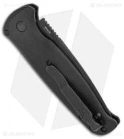 Benchmade CLA Drop Point Automatic Knife Black G-10 (3.4" Black) 4300BK -Benchmade Knife Shop Benchmade CLA DP Auto black G 10 Black 4300BK BHQ 27082 jr side