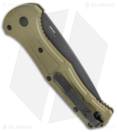 Benchmade Claymore Automatic Knife OD Green Grivory (3.6" Black) 9070BK-1 5 Benchmade Claymore Automatic Knife OD Green Grivory (3.6" Black) 9070BK-1 - Image 3