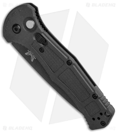 Benchmade Claymore Automatic Knife Black Grivory (3.6" Black Serr) 9070SBK 4 Benchmade Claymore Automatic Knife Black Grivory (3.6" Black Serr) 9070SBK - Image 2