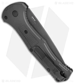 Benchmade Claymore Automatic Knife Black Grivory (3.6" Black) 9070BK -Benchmade Knife Shop Benchmade Claymore AutoBlack Grivory Black 9070BK BHQ 137239 jr side