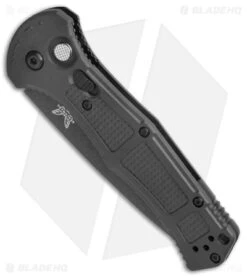 Benchmade Claymore Automatic Knife Black Grivory (3.6" Black) 9070BK -Benchmade Knife Shop Benchmade Claymore AutoBlack Grivory Black 9070BK BHQ 137239 jr spine