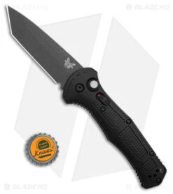 Benchmade Claymore Tanto Automatic Knife Black Grivory (3.6" Black) 9071BK -Benchmade Knife Shop Benchmade Claymore Tanto AK Black Grivory 3in Black BHQ 179555 td size