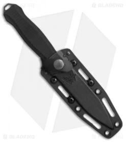Benchmade Fixed Infidel Knife Black Aluminum (4.5" Black) 133BK -Benchmade Knife Shop Benchmade Fixed Infidel black aluminum black BHQ 78785 er sheath